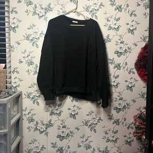 zeagoo Black Crewneck Pullover